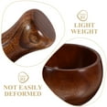 thumbnail image 5 of OUNONA Wooden Pestle Set for Home Use Dark Brown Easy to Clean Versatile 1 Set, 5 of 6