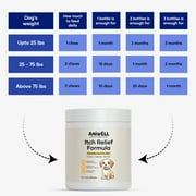 Aniwell Itch Relief Formula with Turmeric, Calendula, Vitamin E & Borage Oil for Dogs, 120g Soft Chews