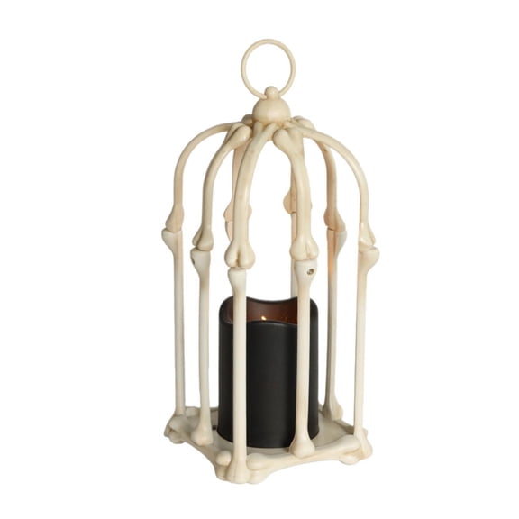 Halloween Skeleton Lanterns With LED Electronic Candle Lights Festive Party Atmospheres Decorative Ornament