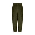 thumbnail image 6 of Fuzzy Pajama Pants for Women 2026 Casual Elastic Waist Tapered Trousers Soft Comfortable Warm Pj Pants with Pockets, 6 of 6