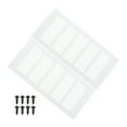 thumbnail image 1 of Cubierta de Ventilación de Aire de Puerta Uxcell de 9 x 4 Pulgadas, 2 Pcs Rejilla de Ventilación de Alta Resistencia, 1 of 7