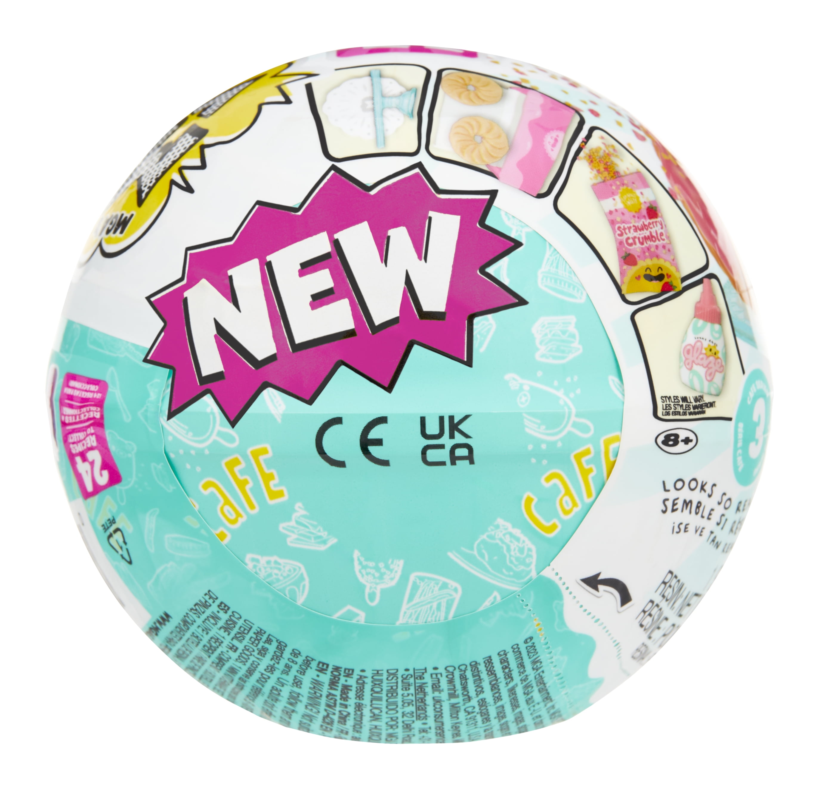 MGA's Miniverse Make It Mini Foods, Cafe Series 3, Novelty Food Toy, Ages 8+
