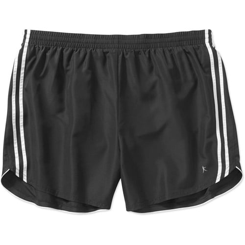 Women's Plus-Size Woven Running Shorts with Liner - Walmart.com