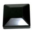 thumbnail image 2 of 4X4 BLACK Fence Post Plastic Cap- Pick a Pack (3 5/8 X 3 5/8) Fits 4 x 4 Nominal Fence Posts Wholesale/Bulk Pricing (Black, 3 Pack), 2 of 7