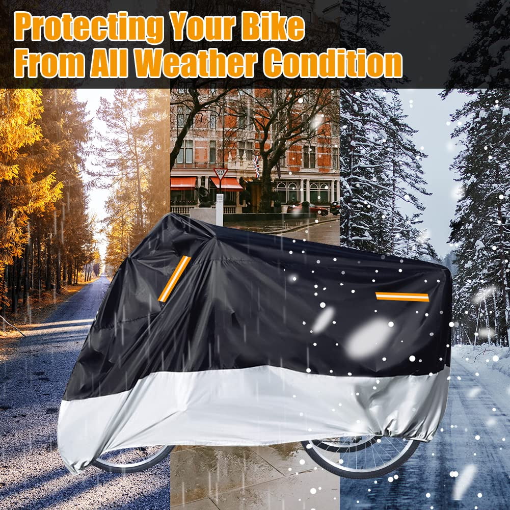 Premium Adult Tricycle Cover, Fit All 3-Wheel Bike or Motorcycles Outdoor and Indoor Storage
