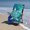 thumbnail image 4 of PHYHOO Ocean Turtle Oversized Quick Dry Microfiber Beach Towel Sea Turtle Animals Lightweight Sand Free Towel Super Soft &amp; Absorbent for Travel Swimming Sports 30x60in, 4 of 8