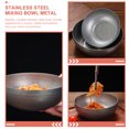 thumbnail image 2 of Metal Bowl Fruit Cereal Snack Appetizer Bowl Stainless Steel Cold Noodle Bowl, 2 of 5