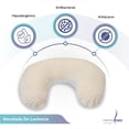 thumbnail image 2 of Almohada para Alimentar Memory Foam Almohada Lactancia Color Hueso, 2 of 8