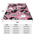 thumbnail image 2 of Badtz Maru Fleece Blanket Super Soft Cozy Throw Blanket 80"X60", Lightweight Fuzzy Comfy Flannel Blanket Warm Plush Throw Blankets For Couch, Sofa, Bed, 2 of 8