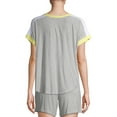 thumbnail image 5 of Secret Treasures Women's and Women's Plus Short Sleeve Pajama Top, 5 of 6