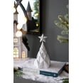 thumbnail image 5 of Set of 3 Resin White/Silver Foil Christmas Tree With Star Top, 5 of 7