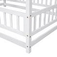 thumbnail image 6 of Full Size House Bed Frame with Full Fence Guardrails, Easy to Assemble, White, 6 of 9