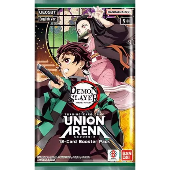 Union Arena TCG Demon Slayer Kimetsu no Yaiba Booster Pack (12 Cards)