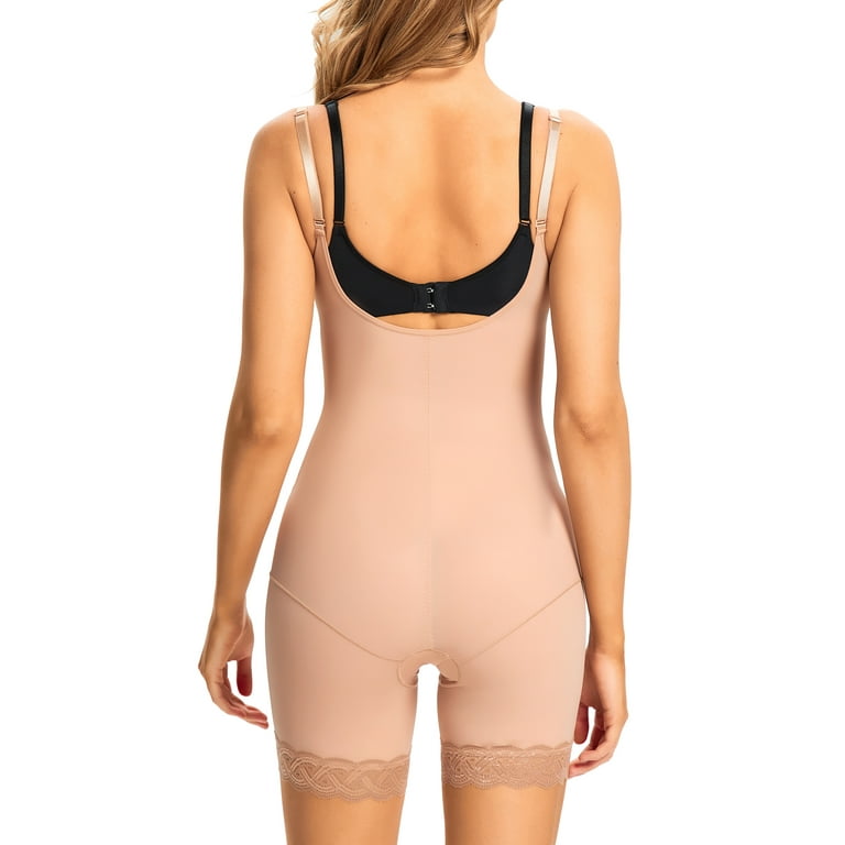 MISS MOLY Tummy Control Body Shaper for Women Waist Trainer Fajas Shapewear  Open Bust Bodysuit Butt Lifter 