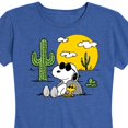 thumbnail image 3 of Peanuts - Snoopy & Woodstock - Women's Short Sleeve Graphic T-Shirt, 3 of 6