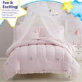 thumbnail image 3 of Juego de ropa de cama Sweet Home Collection Rainbow Unicorn Twin, 3 of 9