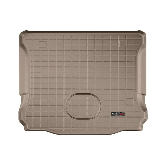 WeatherTech Cargo Trunk Liner compatible with Jeep Wrangler Unlimited 4-Door, Wrangler JK Unlimited 4-Door - Behind 2nd Row Tan