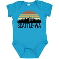 thumbnail image 3 of Inktastic Seattle Washington Skyline Sunset Boys or Girls Baby Bodysuit, 3 of 5