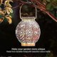 thumbnail image 5 of 26-27 Solar Lanterns Outdoor, Metal Hanging Solar Garden Lights With Vintage White Finish And Dual Color Led, Waterproof Garden Ornaments Lantern Ligh, 5 of 5