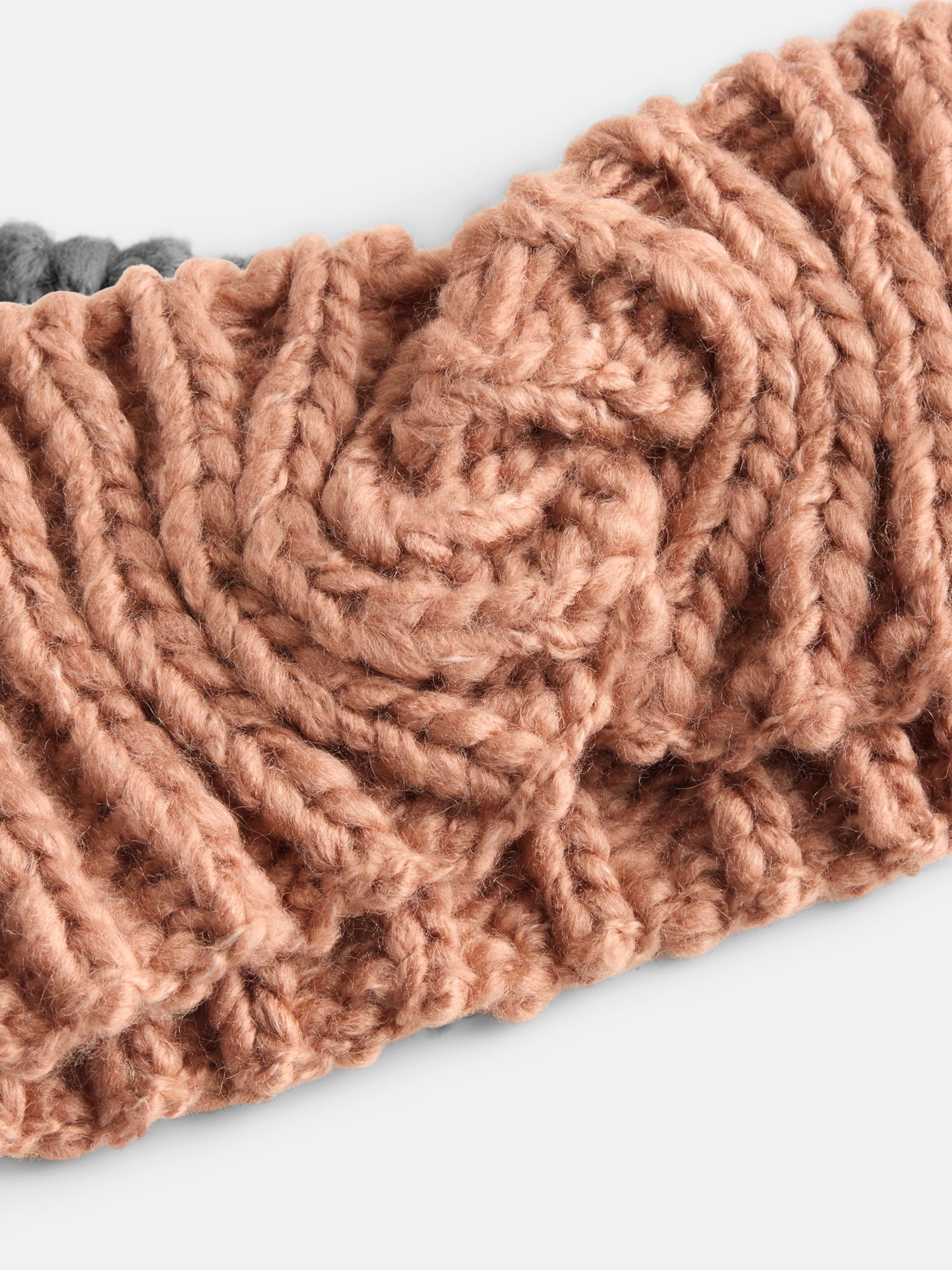 Scenario Women's Chunky Textured Headband, One Size Fits Most, Root Beer