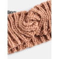 thumbnail image 4 of Scenario Women's Chunky Textured Headband, One Size Fits Most, Root Beer, 4 of 4