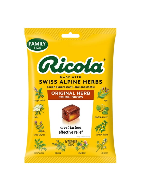 Ricola Original Herb Cough Drops, 45 Count