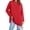 Red, variant on Women Long Sleeve T Shirt Casual Crew Neck Basic Top