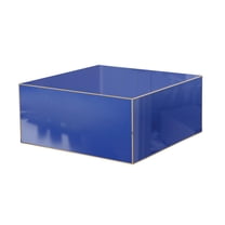 TOV Furniture Havana Blue Glass Coffee Table