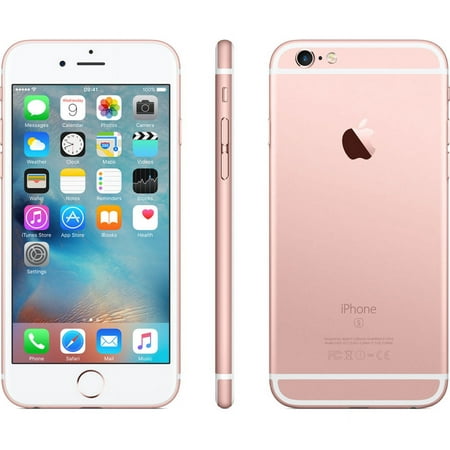 Used (Good Condition) Apple iPhone 6S Plus 64GB Unlocked GSM iOS Smartphone Multi Colors (Rose Gold/White)