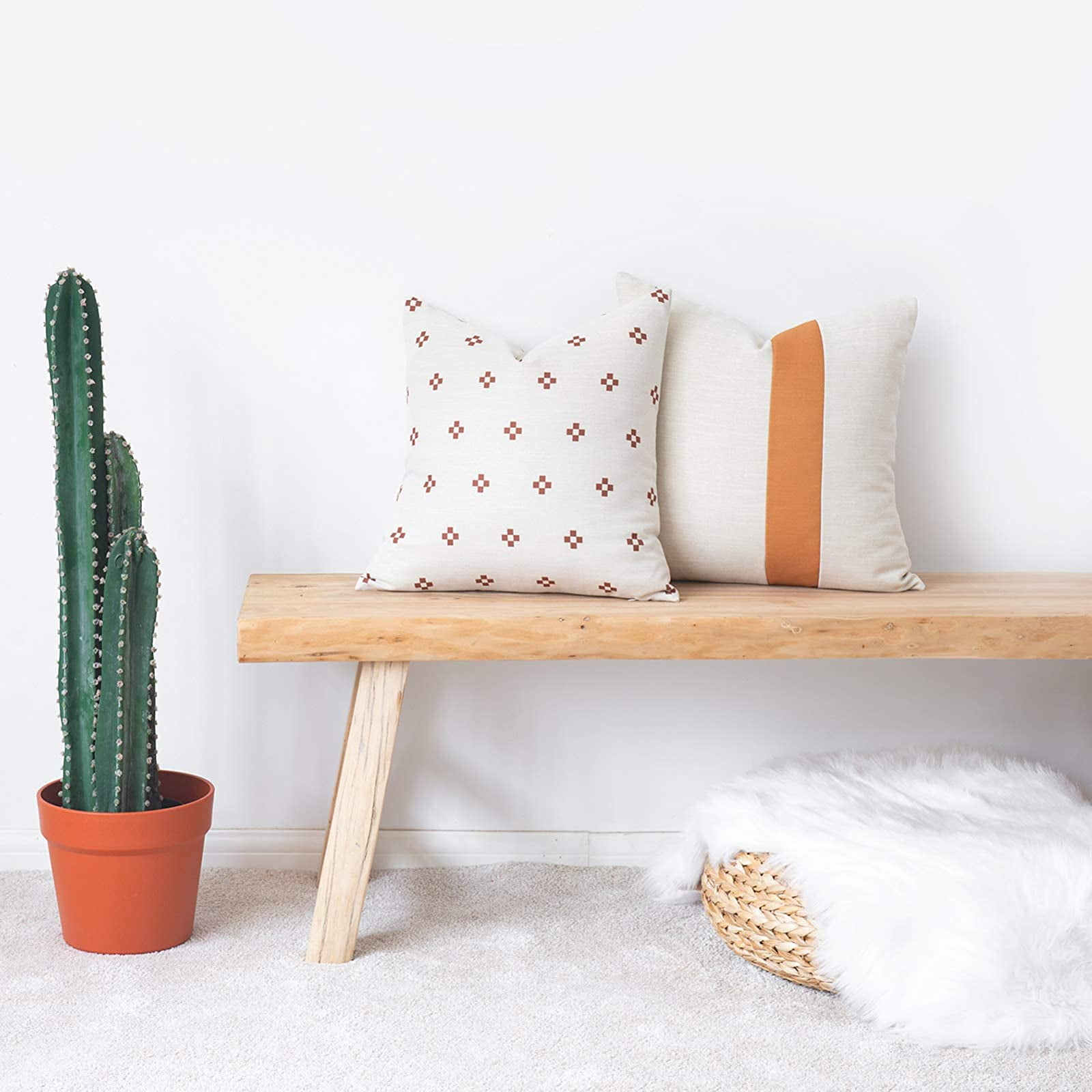 modern boho throw pillows