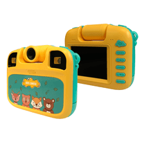 Contixo Kids Waterproof Camera - 1080p HD, 5x Zoom, Silicone Case, Built-in Games, Digital Toy for Ages 3-12 - Yellow