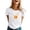 White, variant on Celebrate Spring and Summer with this Casual Print Short-Sleeve T-Shirt Round Neck, Relaxed Fit A versatile T-shirt top for everyday wear E,Black,M
