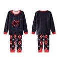 thumbnail image 5 of Christmas Family Pajamas Outfit, Superhero Graphic Long Sleeve Sleepwear Loungewear Set for Group Party, 5 of 5