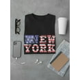 thumbnail image 3 of New York (American Flag) T-Shirt Men -Image by Shutterstock, Male XX-Large, 3 of 4
