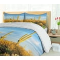 thumbnail image 5 of Ambesonne Spring Duvet Cover Set, Sonoran Desert Blooms, 2-Calking, Marigold Blue Green, 5 of 7