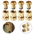 thumbnail image 1 of Mosiee Easy To Connect And Disconnect Quick Connect Solid Brass Standard Ght Brass Female Male Connector Set Garden Hose, 1 of 8