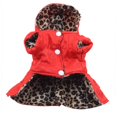 thumbnail image 1 of Cute Pet Dogs Leopard Costume Winter Dog Clothes Puppy Cotton Hoodie Clothes Warm Dog Coats & Jackets Chihuahua Pet Product, 1 of 4