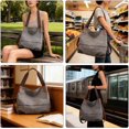 thumbnail image 2 of Sunyuer Women Canvas Tote Bag Travel Shoulder Bag Large Capacity Crossbody Top Handle Fashion Handbags, 2 of 8