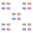 thumbnail image 2 of Redempat 4pcs/set Multifunctional Seasoning Dish Sauces Salt Snacks Small Plum Blossom 4pcs 5Set, 2 of 6