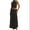 Black, variant on Michellecmm Women’s Two Piece Summer Outfits Sleeveless Ruched Halter Cami Tops and Long Skirt Set Beachwear
