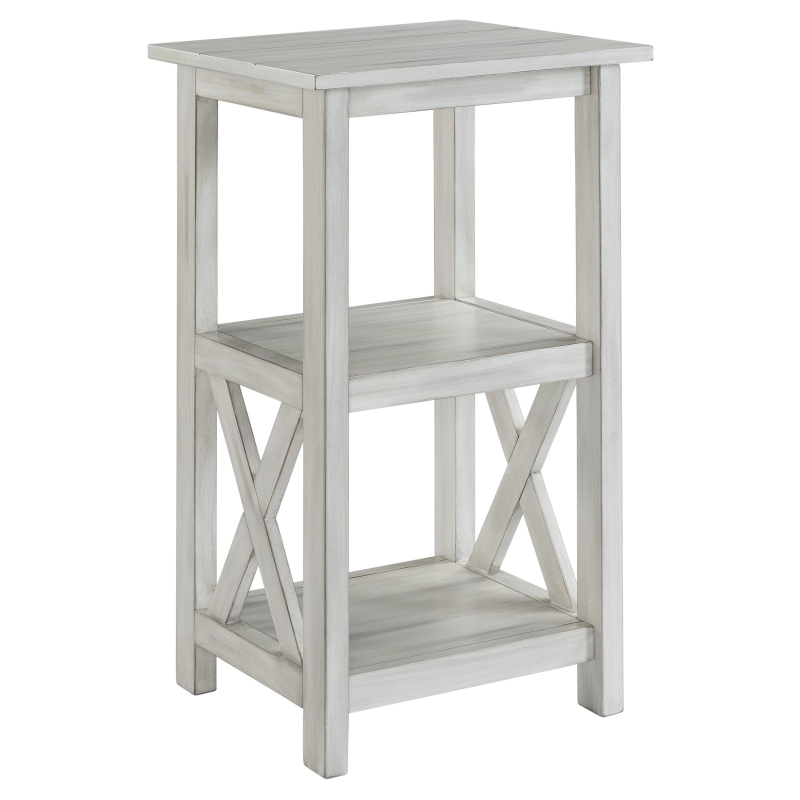 Boraam Jamestown Accent Table, Antique White