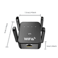 thumbnail image 3 of WiFi Range Extender Signal Booster,2.4G&5.8G Wireless Internet Repeater with 4 High Gain Antennas,WiFi Amplifier Supports Repeater/AP Mode,WiFi Signal Extender for Home Basement Garage Apartment, 3 of 10