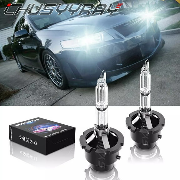 For Acura TSX 2009 2010-2014 Combo HID Headlight Low Beam Bulbs 6000k White 2 Pack