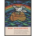 thumbnail image 2 of Joseph Binder 12x14 Black Ornate Wood Framed Double Matted Museum Art Print Titled: New Beginnings (1955), 2 of 5