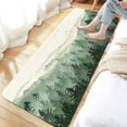 thumbnail image 4 of Green Forest Mountain Bathroom Rug, Green Misty Forest Tree Non Slip Soft Bath Mat, Nature Scenery Landscape Bath Rugs for Bathroom Living Room Bedroom Kitchen Indoor for Home Decor,17X48IN, 4 of 4