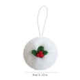 thumbnail image 3 of Dalxymotic Christmas Hanging Ornament Set, Faux Hanging Ball Decorations, Mini Santa Snowman Cute Baubles, Christmas Hanging Ornament for Tree, Wreath, Mantel, Home, Indoor, 3 of 7