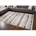 thumbnail image 6 of 7' X 10' Beige and Brown Abstract Distressed Area Rug, 6 of 6