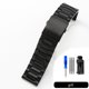 thumbnail image 3 of Correa de reloj de acero inoxidable macizo para Diesel Dz7256 Dz7291 Dz7257 Pulsera de reloj maciza para hombre Correa de reloj 22 24 26 28 30 mm, 3 of 5