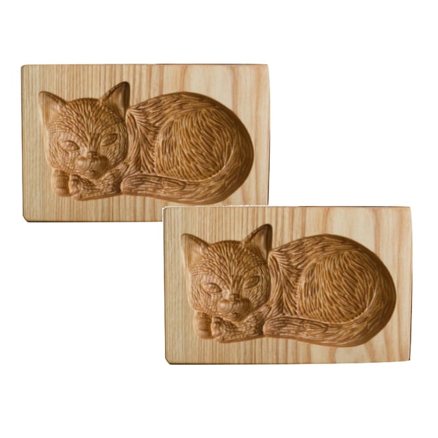 Oleegame 2PC Cookie Mold Cookie Molds Provences Rose Cookie Stamp Embossing Molds Craft Decorating Baking Tool