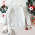 thumbnail image 4 of URMAGIC Toddler Baby Christmas Outfit Boy Girl Letter Sweatshirt Crewneck Pullover Sweater Long Sleeve Shirt Fall Clothes 0-3 Years, 4 of 8